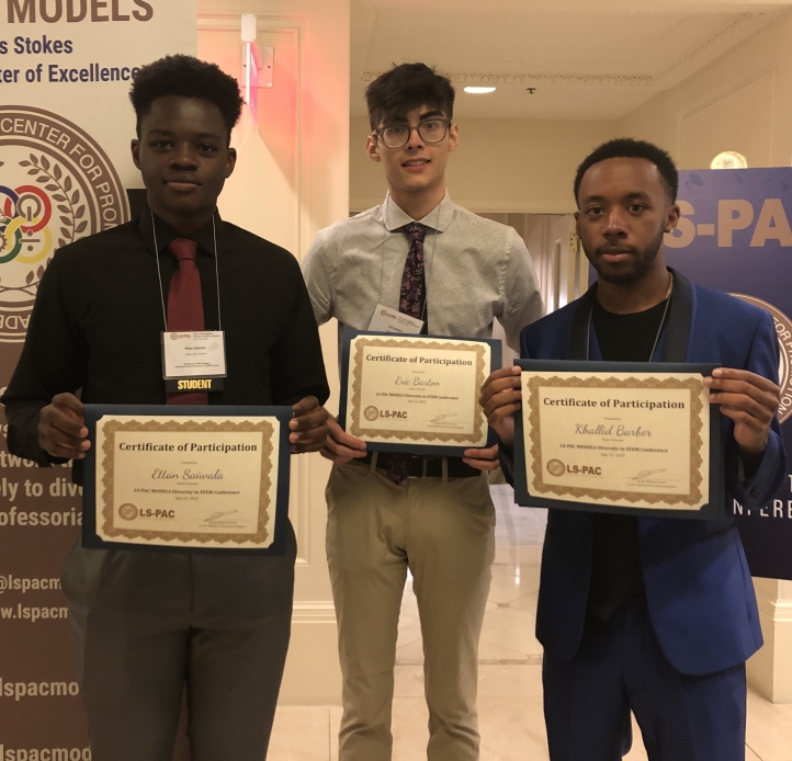 Eric Barton, Ettan Saiwala, Khallid Barber, LSAMP